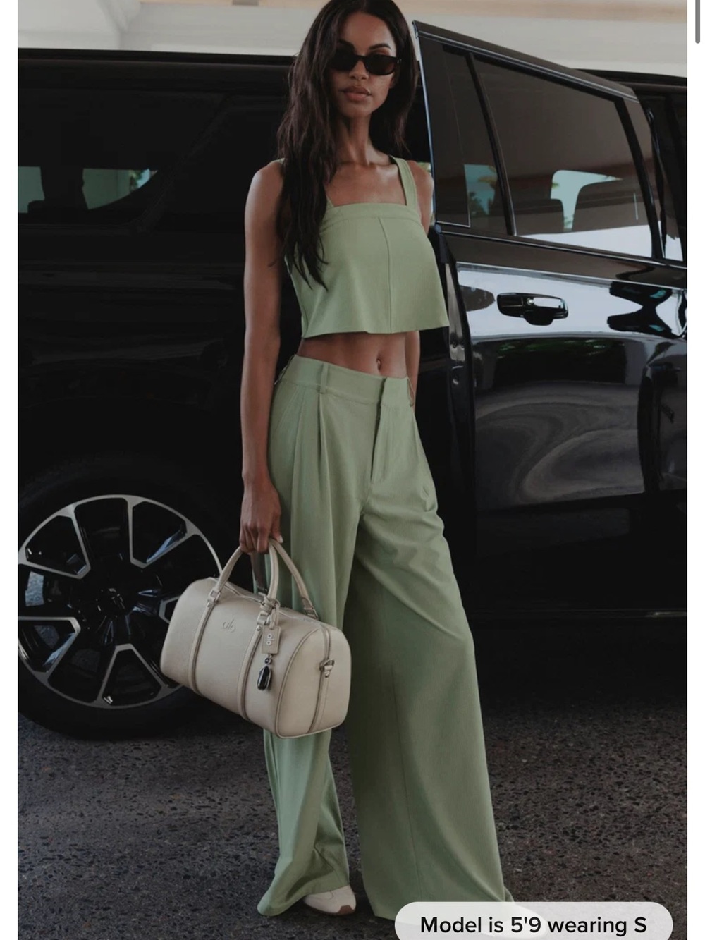 Alo Dreamscape Trouser in Sage Green